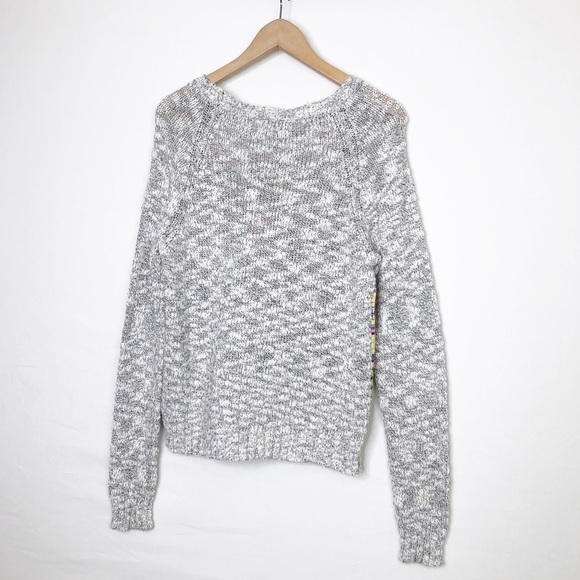 Milly couture marble embroidered Raffia sweatshirt and Sweater - Picture 6 of 9